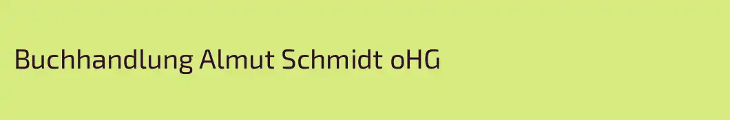 Buchhandlung Almut Schmidt oHG